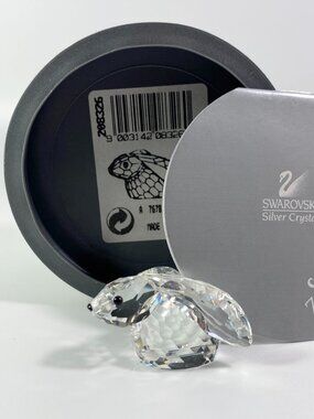 Swarovski Crystal Long Ear Bunny Rabbit #208326. Mint Box, COA
